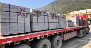 滁州 芝麻灰地铺石出货日常