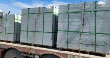 滁州 芝麻白花岗岩地铺石装车日常