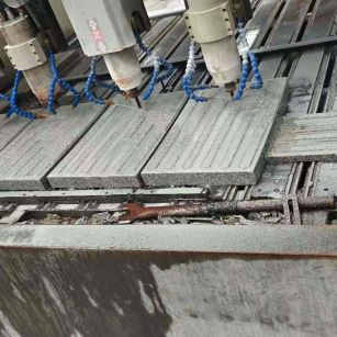 滁州 芝麻白花岗岩荔枝面盲道雕刻