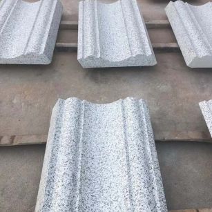 滁州 白麻花岗岩光面别墅线条