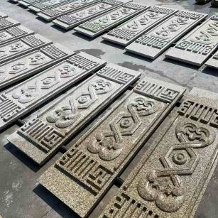 滁州 黄金麻花岗岩外墙雕刻板