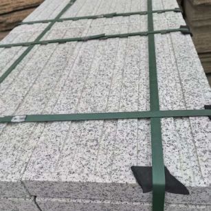 滁州 白麻花岗岩直行盲道石，盲条，地铺石