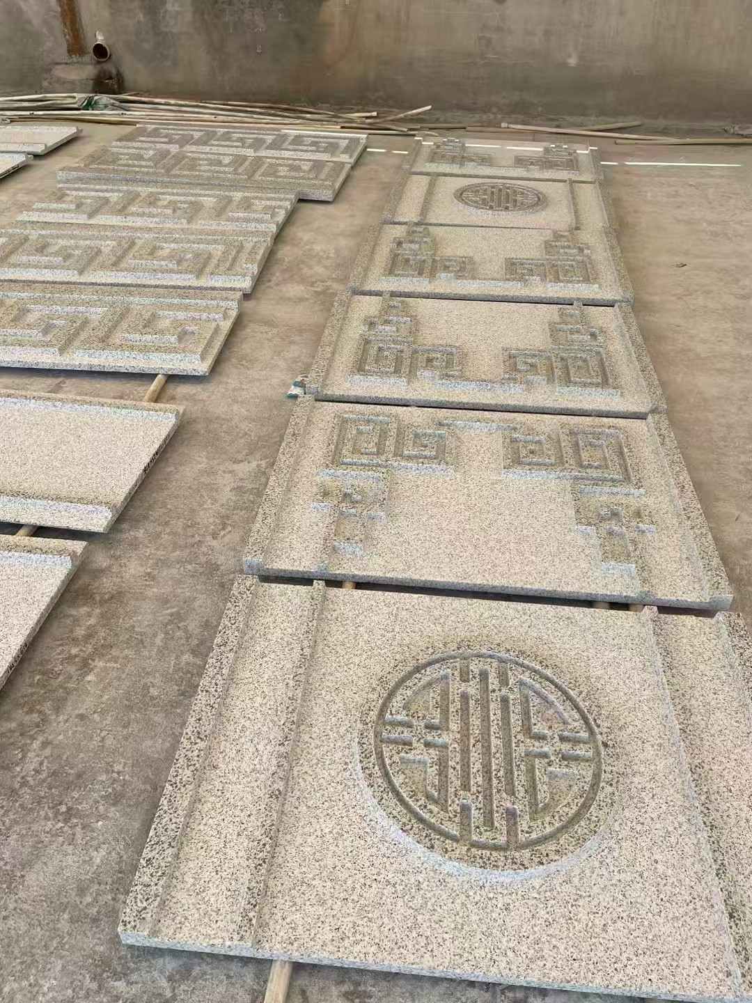 滁州 白麻花岗岩外墙立面雕刻板