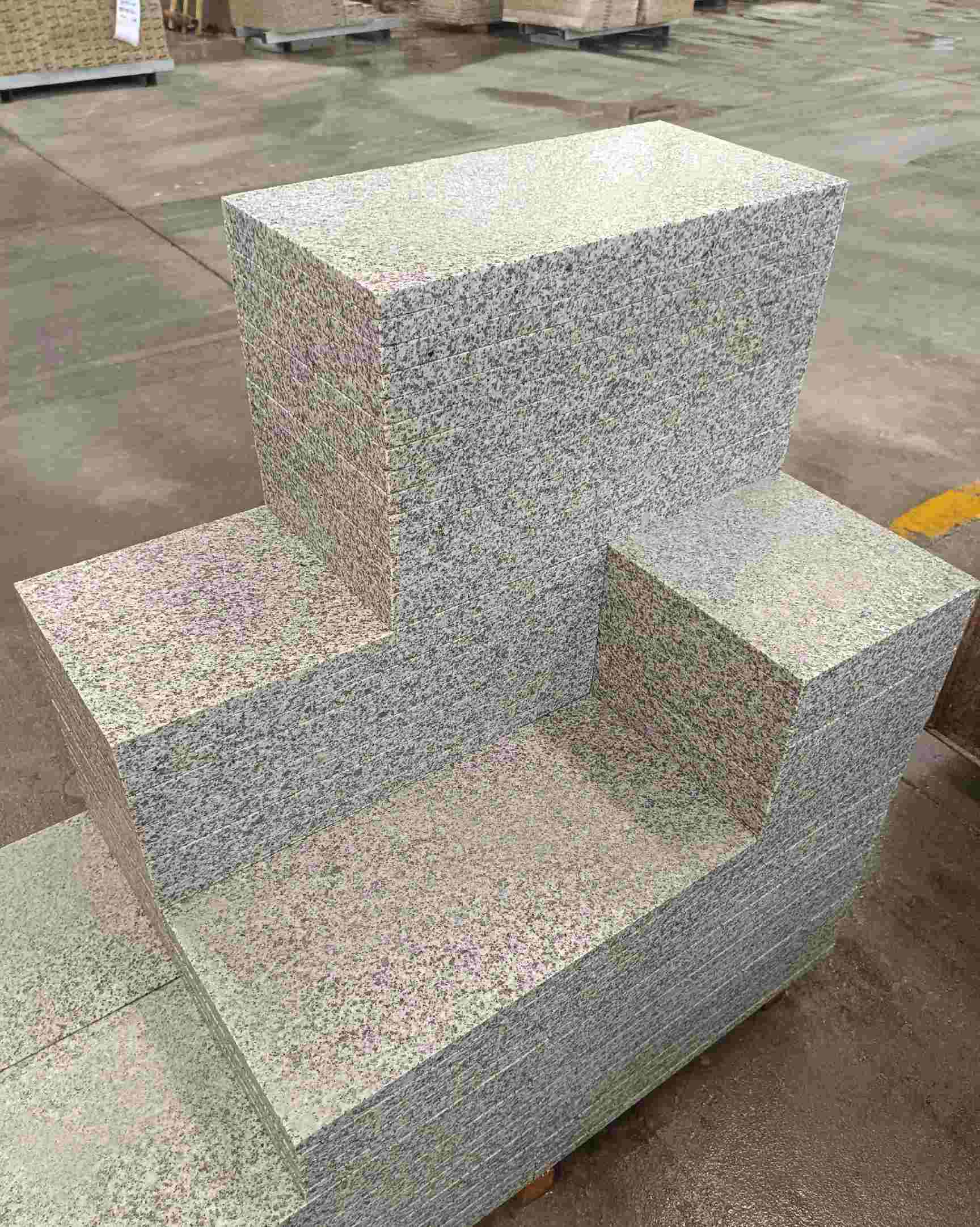 滁州 白麻花岗岩荔枝面地铺石