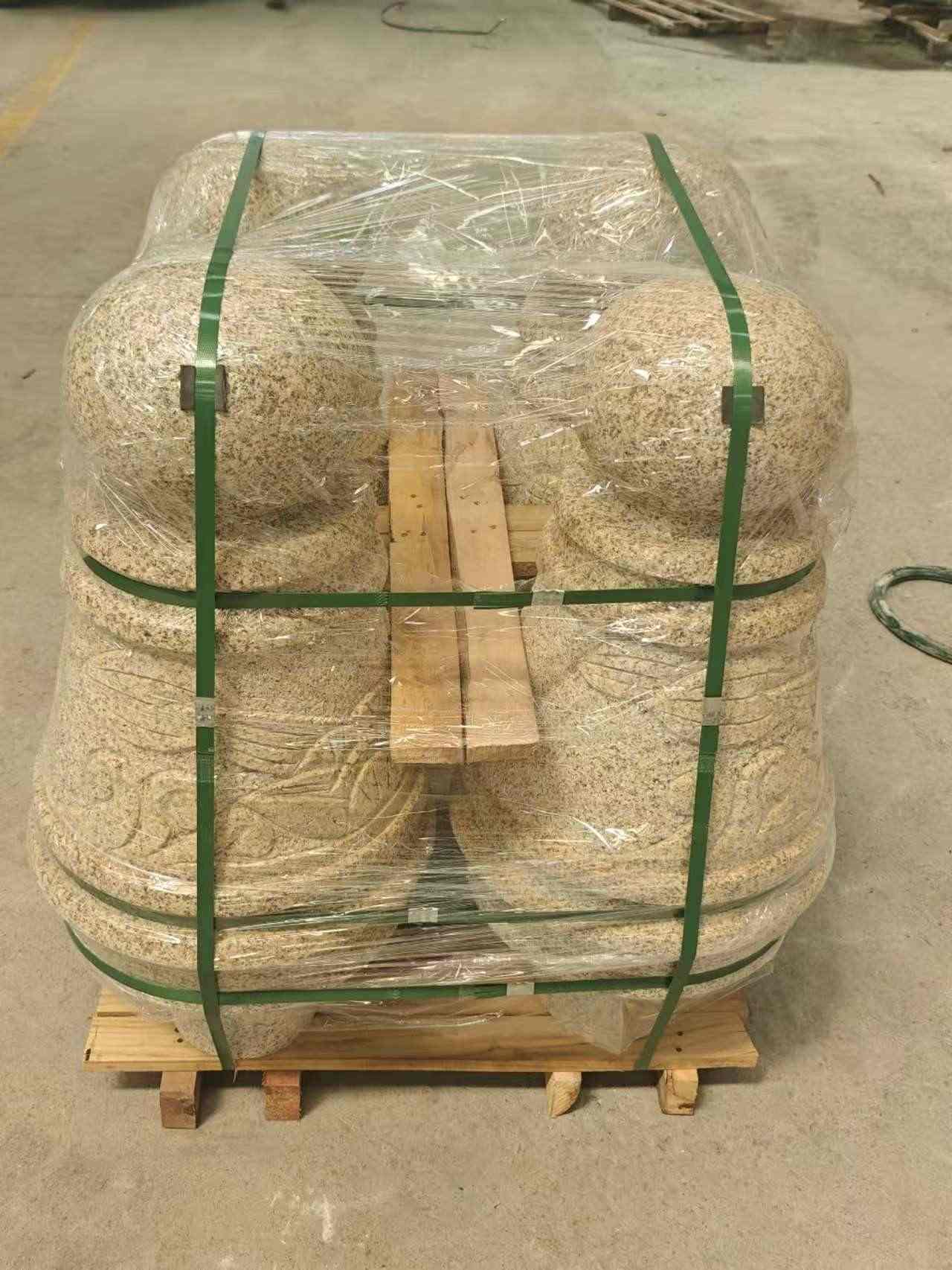 滁州 黄金麻异形定制雕花——棒棒糖挡车柱