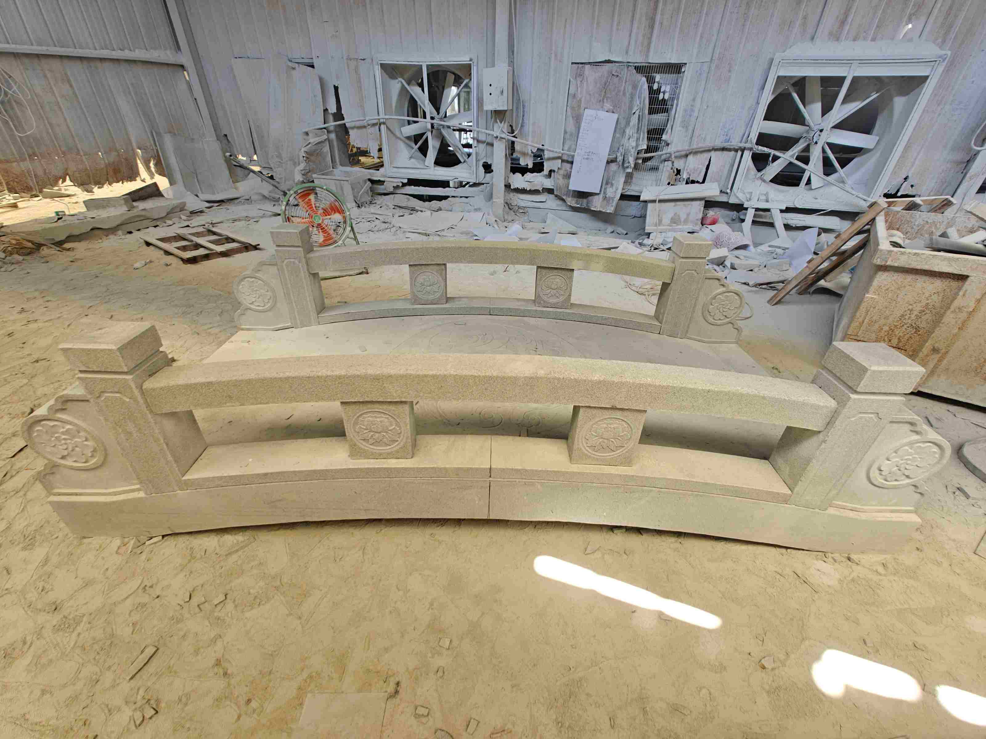 滁州 芝麻灰花岗岩异形加工-拱桥，石桥