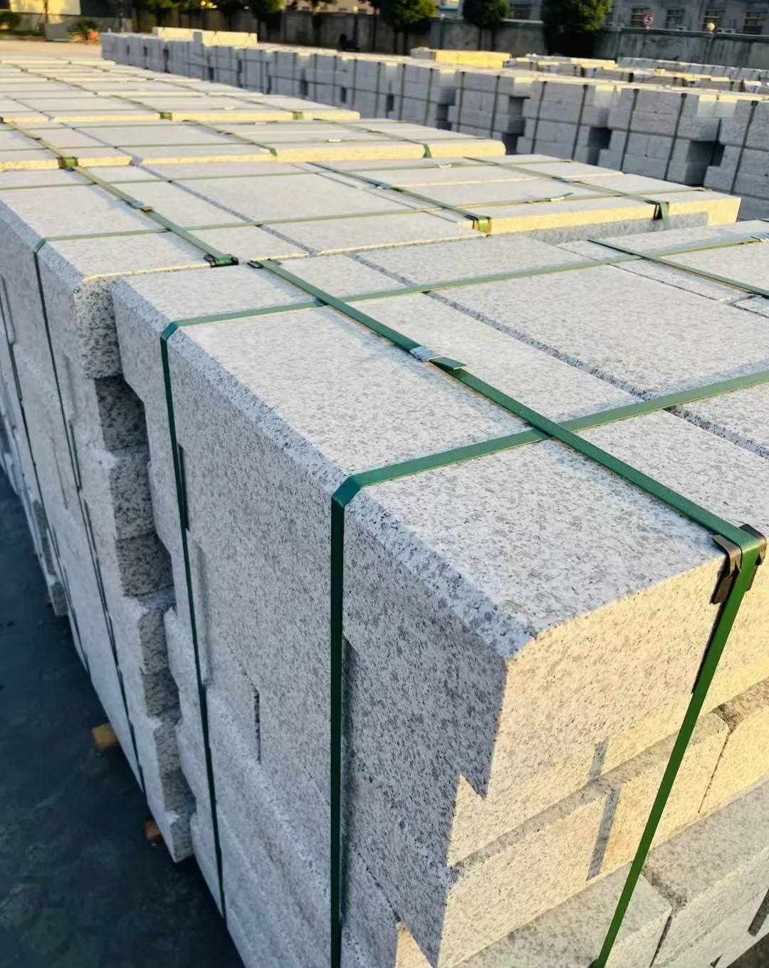 滁州 白麻花岗岩路沿石，马路牙子，路缘石，平石，立缘石等